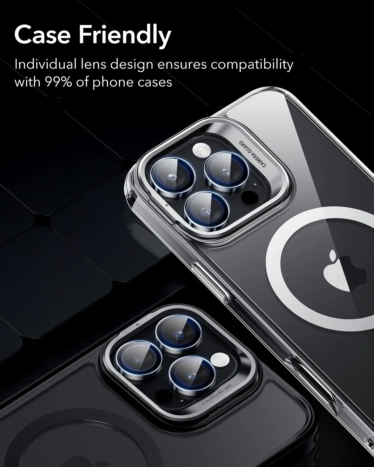 iPhone 16 Pro Max/Pro Armorite Camera Lens Protectors - Chromatic - Image 8