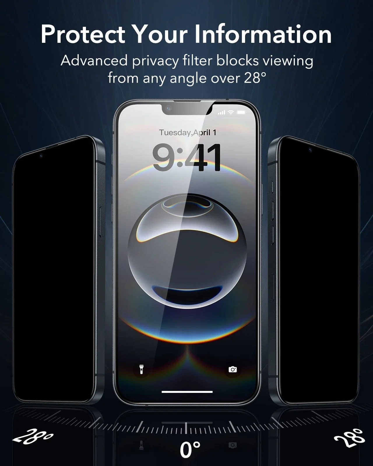 iPhone 16e HaloLock Classic Hybrid Case Privacy Protection Bundle - Clear - Image 11
