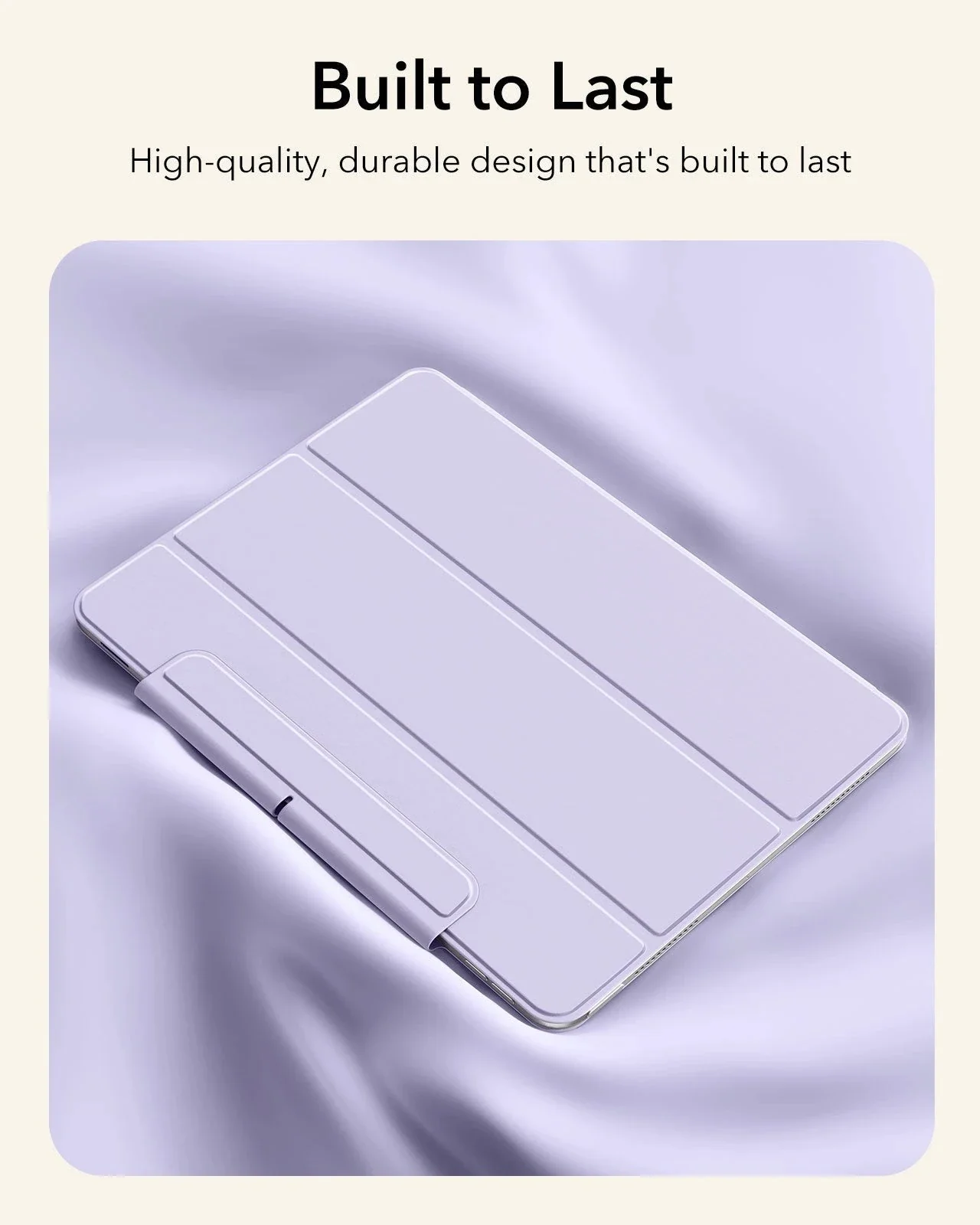 iPad Air 13" (M4) 2026 Rebound Magnetic Case - Light Purple - Image 7
