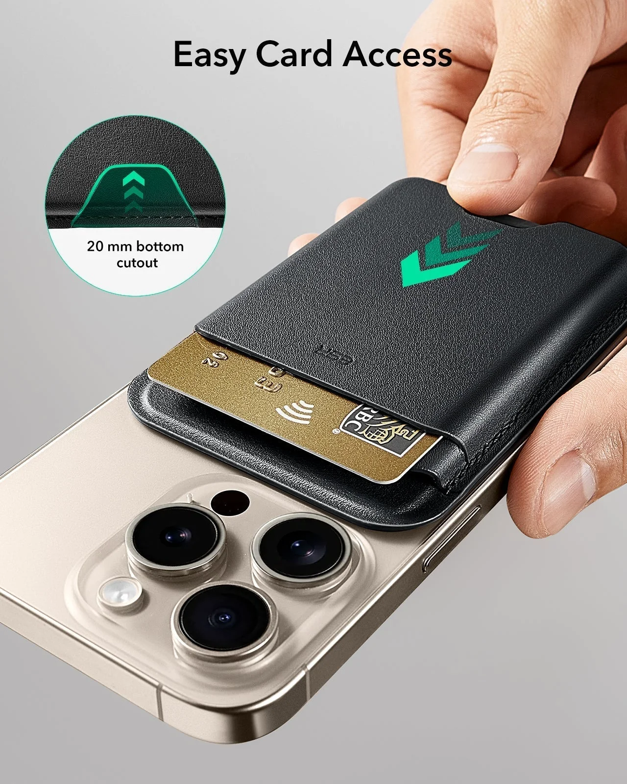 Magnetic Wallet Boost (HaloLock) - Brown - Image 5