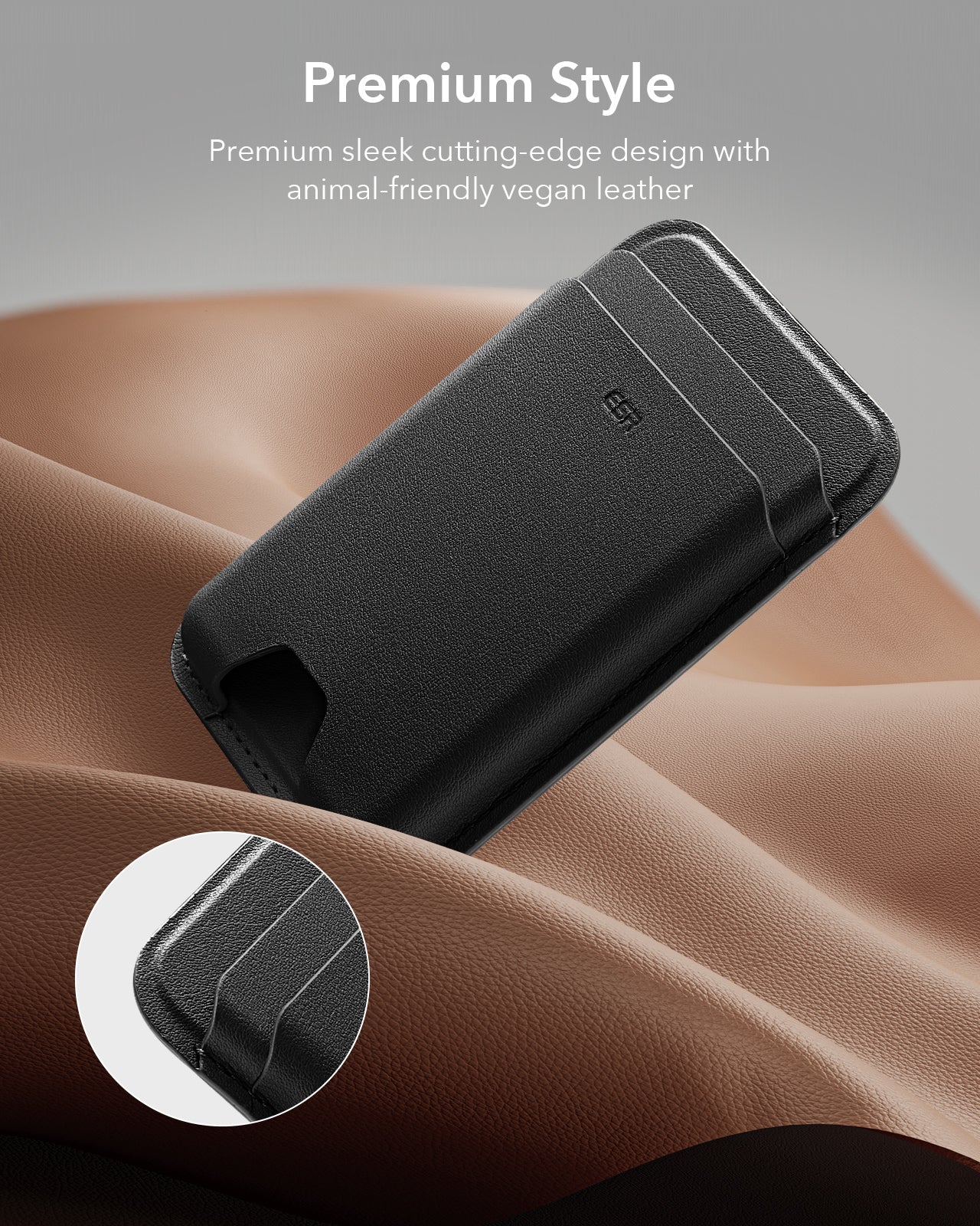 Magnetic Wallet Boost (HaloLock) - Brown - Image 8