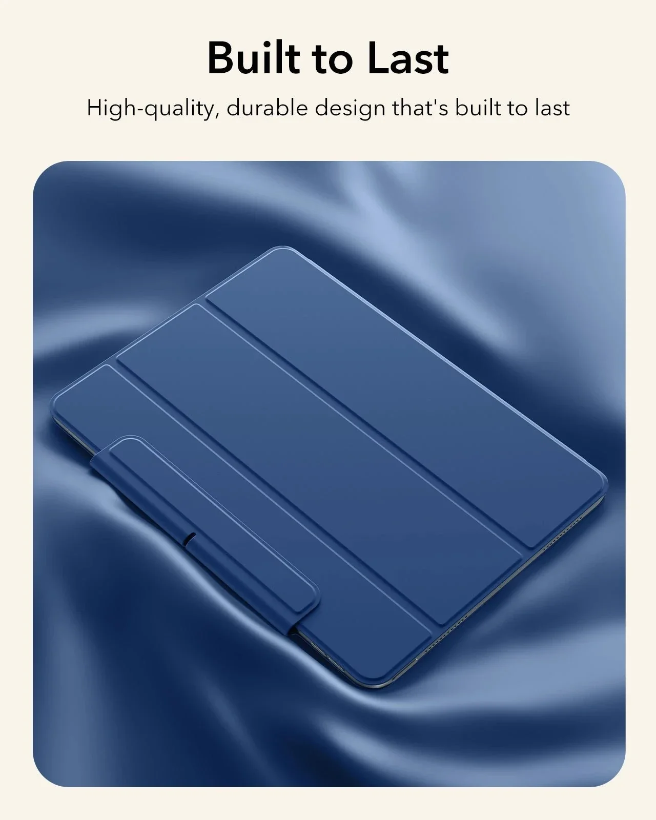 iPad Air 11" (M4) 2026 Rebound Magnetic Case - Navy Blue - Image 7
