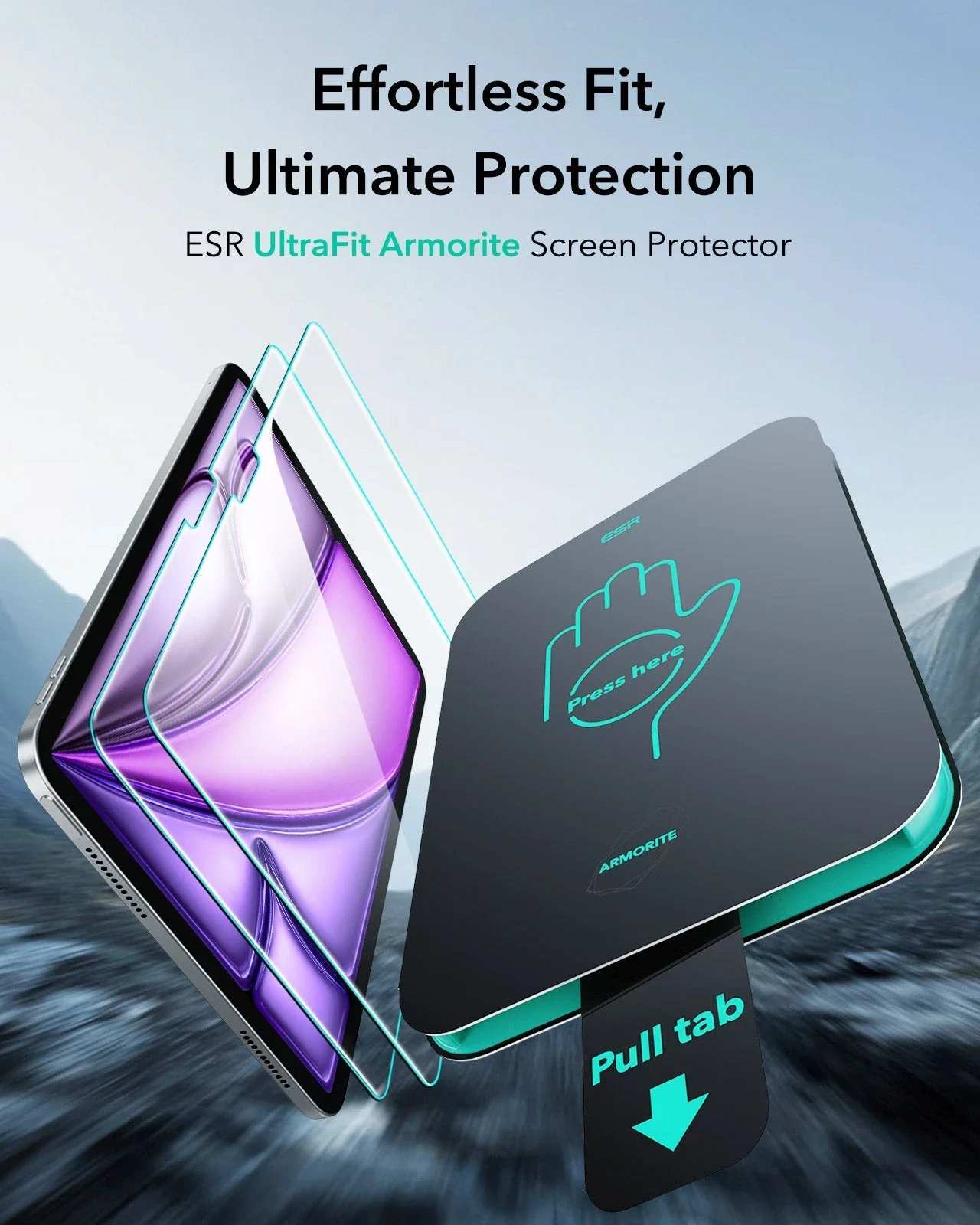 iPad Air 13" (M3) 2025 Bundle Shift Magnetic Case & Armorite® Protection - Black - Image 9