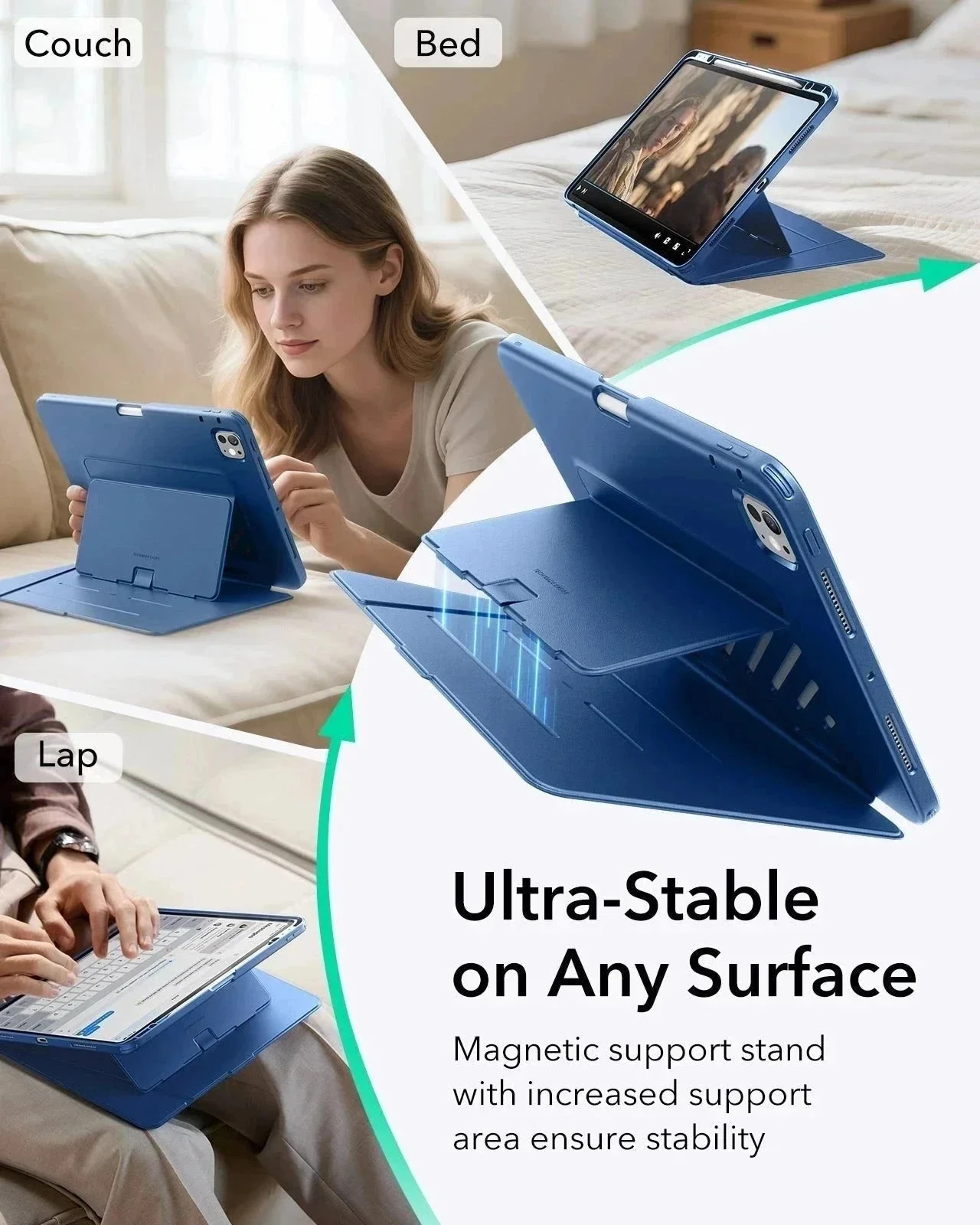 iPad Pro 11ʺ (2025) Flip Transformation Bundle - Navy Blue - Image 4