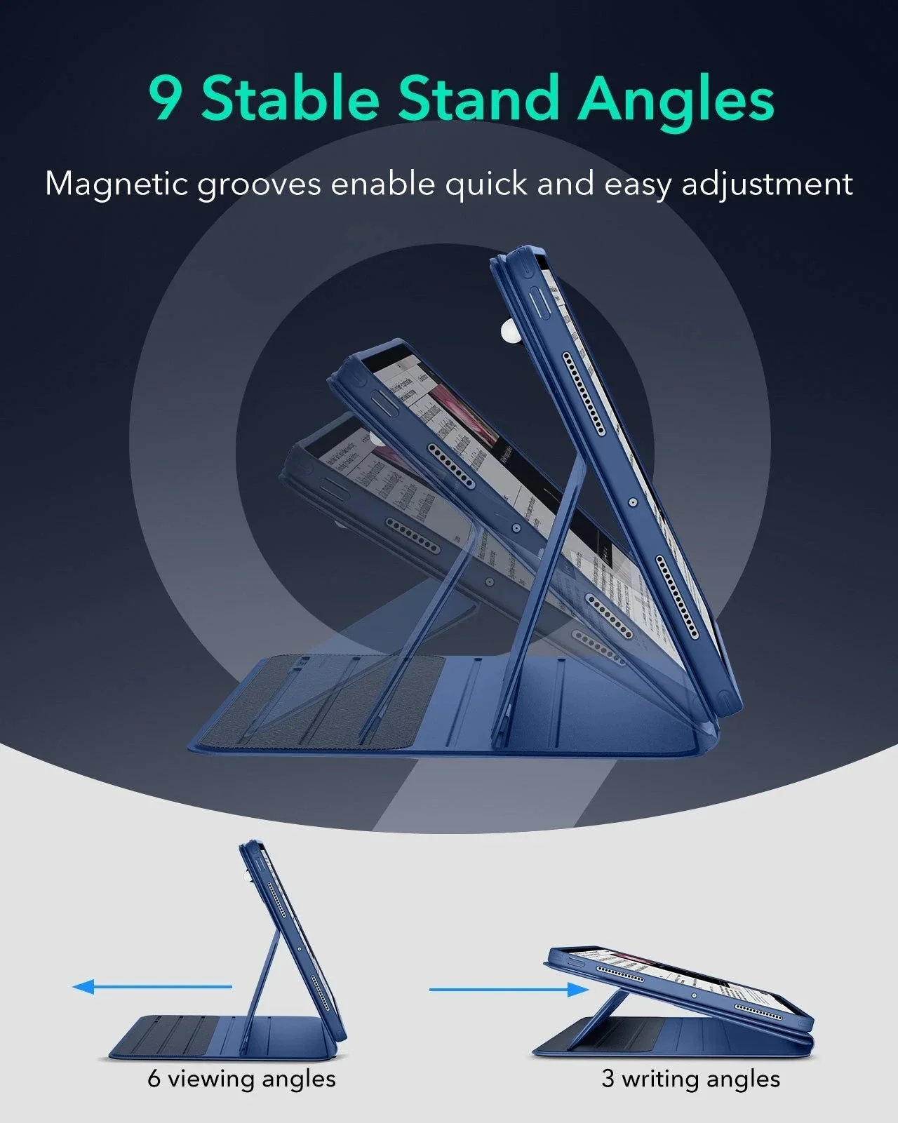 iPad Pro 11ʺ (2025) Shift Magnetic Case - Navy Blue - Image 4