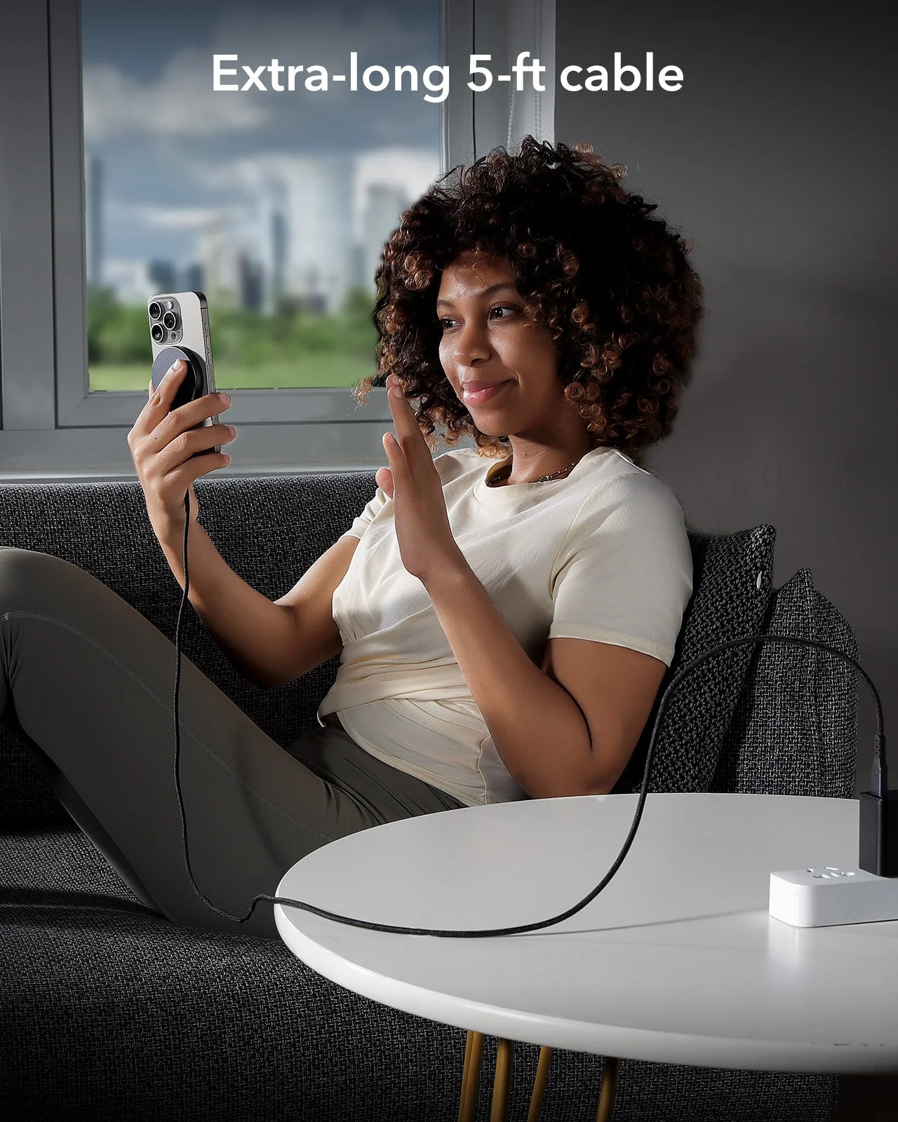 Orbit Hybrid Snap-and-Charge Bundle for AirPods 4 - Titanium - Image 16