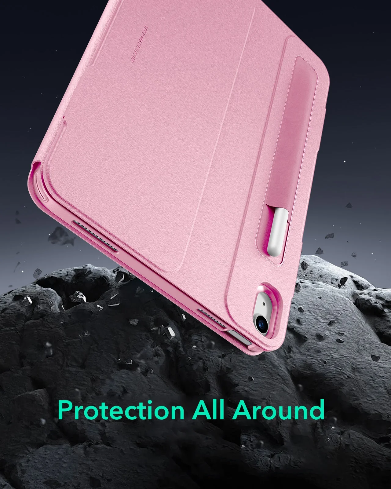iPad 11" (A16) 2025 Bundle Shift Magnetic Case & Armorite® Paper-Feel Protection - Pink - Image 8