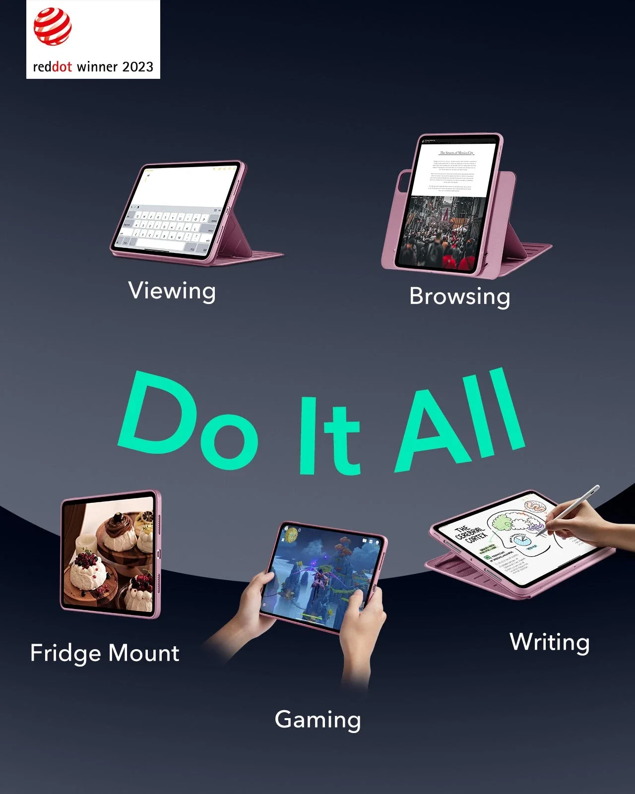 iPad Pro 11ʺ (2024) Shift Magnetic Case - Pink - Image 3