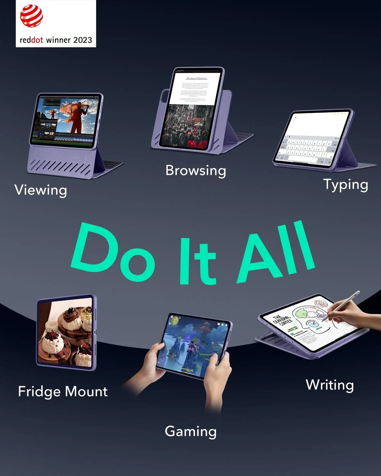 iPad Pro 11ʺ (2025) Shift Transformation with Digital Pencil Bundle - Purple - Image 2
