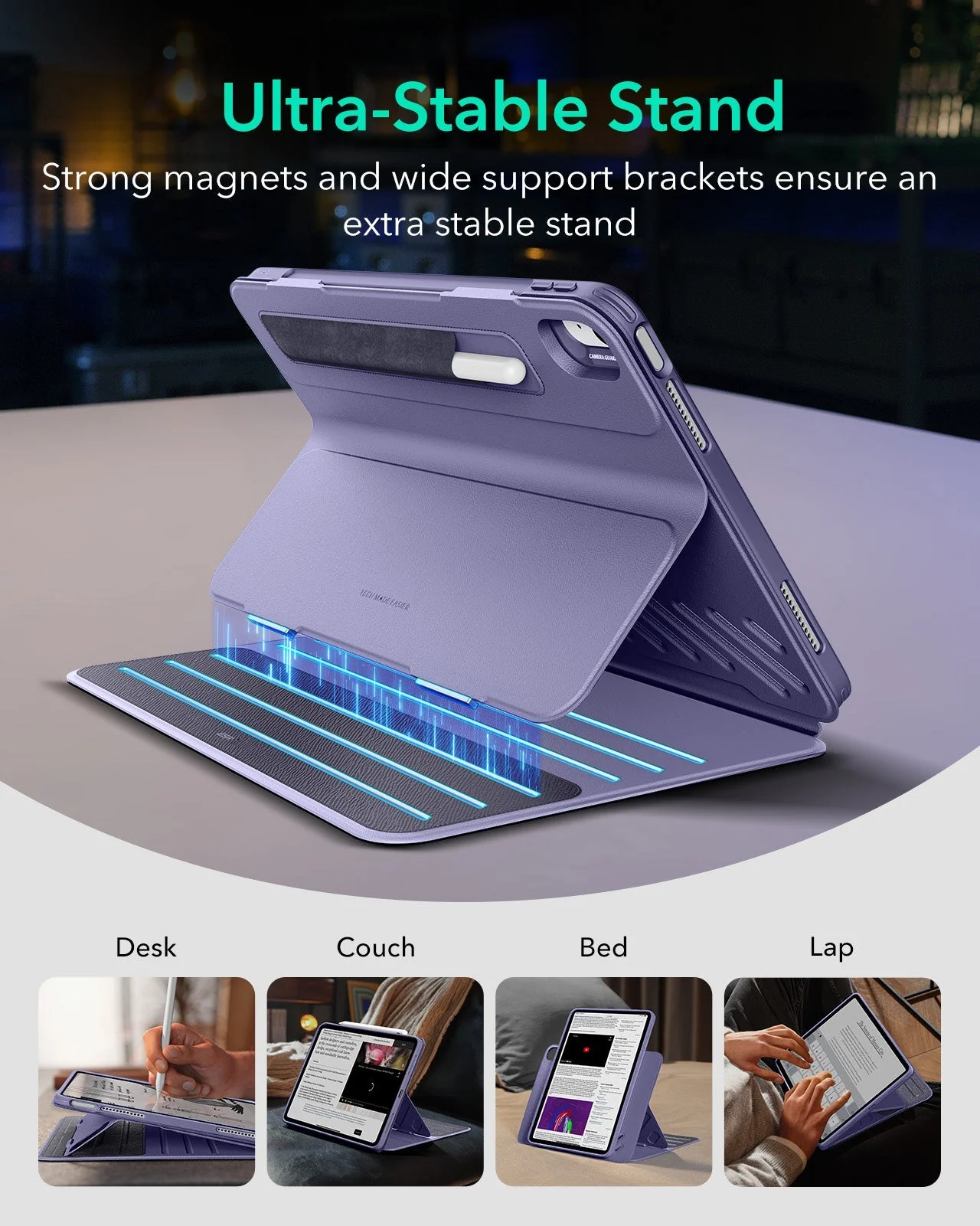 iPad Air 13" (M4) 2026 Shift Magnetic Case - Purple - Image 4