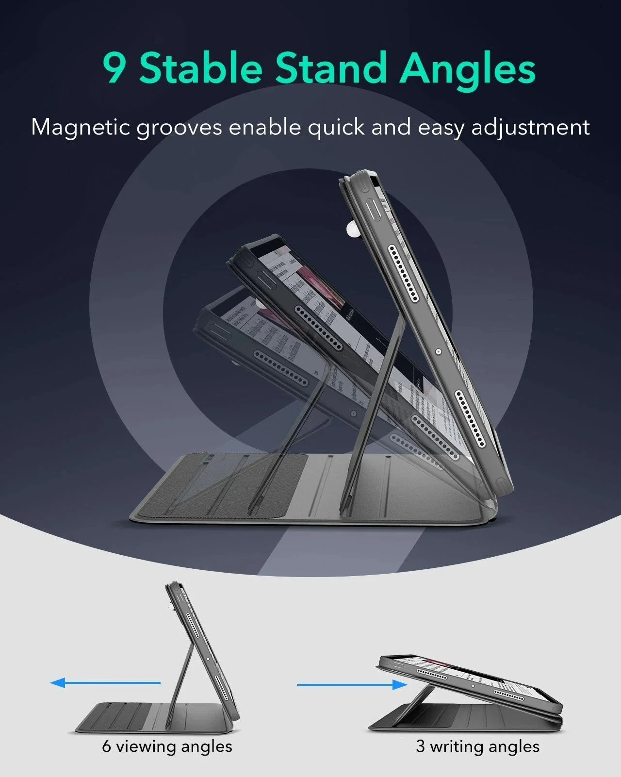 iPad Pro 11ʺ (2025) Shift Magnetic Case - Gray - Image 7