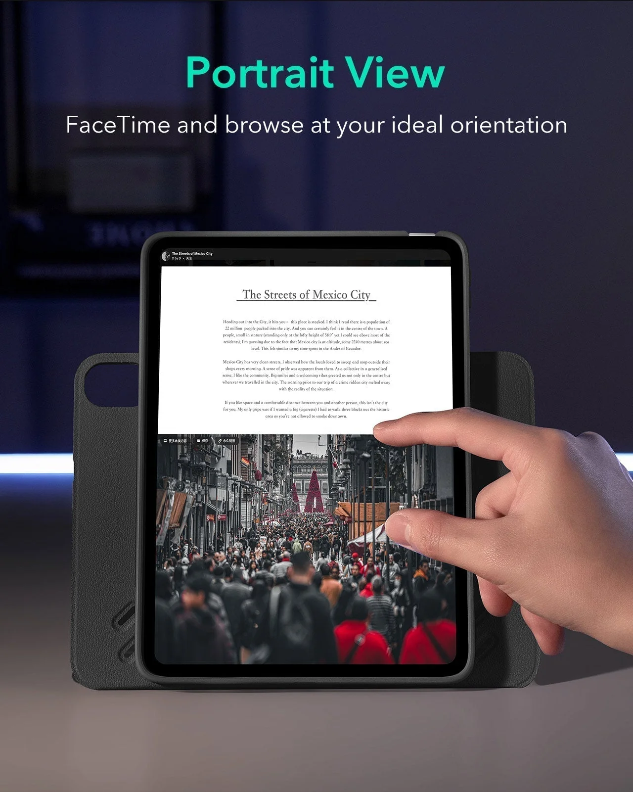 iPad 10th Generation Shift Magnetic Case - Titanium - Image 6