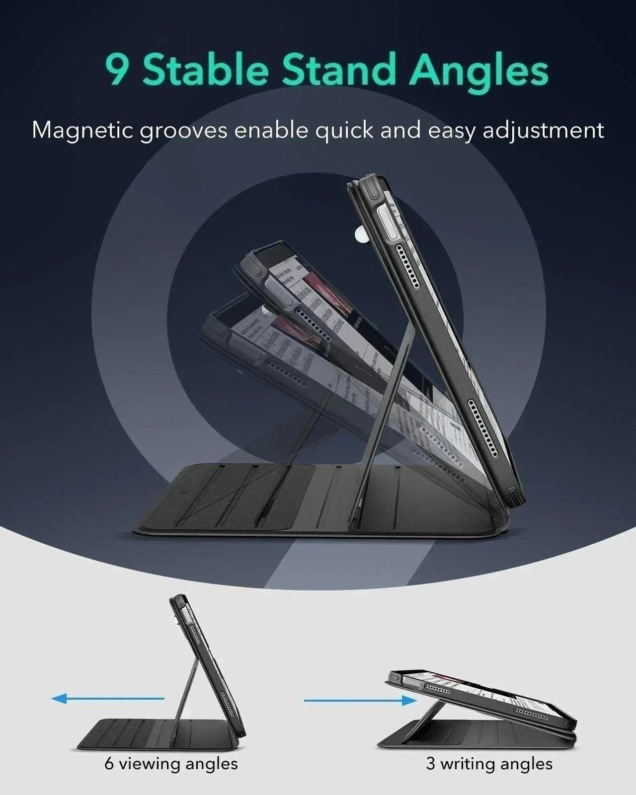 iPad 10th Generation Shift Magnetic Case - Titanium - Image 8