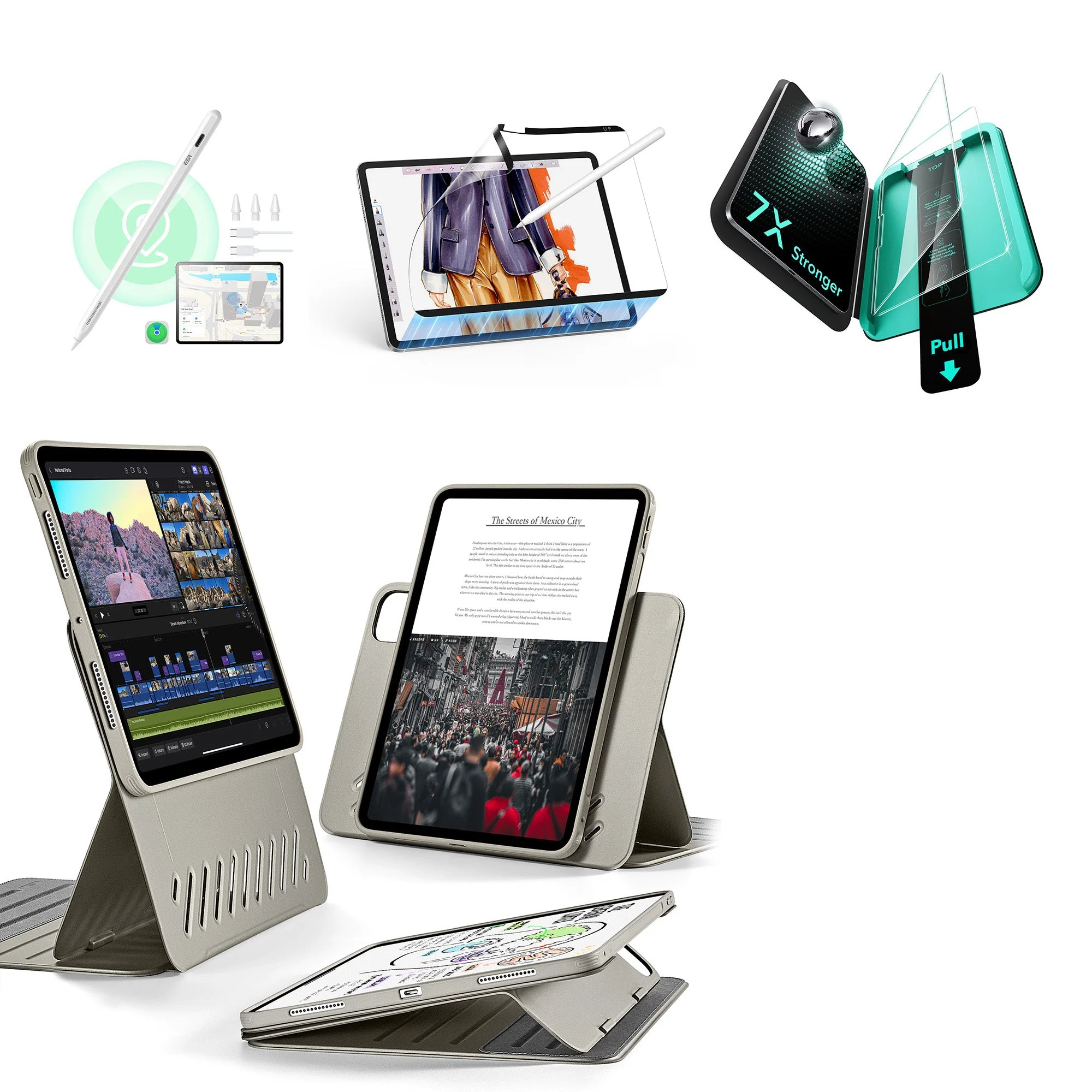 iPad Pro 13ʺ (2025) Shift Transformation with Digital Pencil Bundle - Titanium