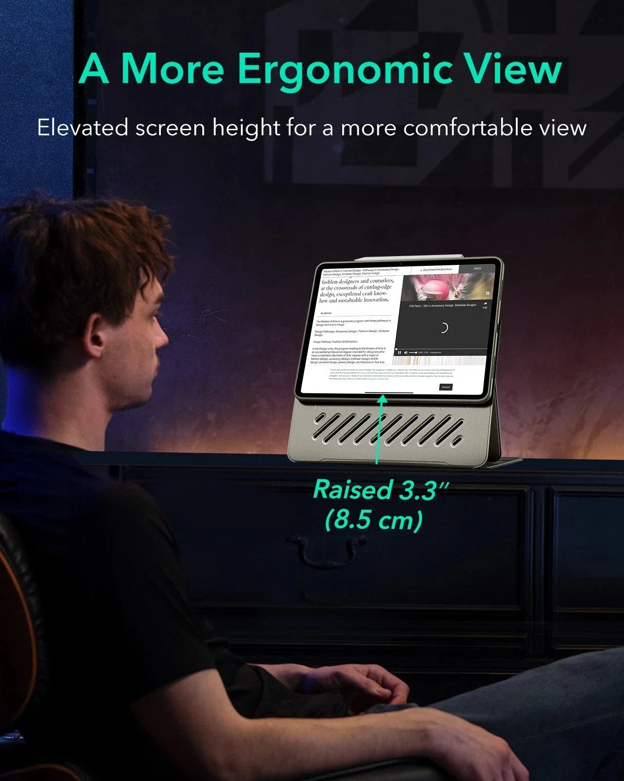 iPad Pro 13ʺ (2025) Shift Transformation with Digital Pencil Bundle - Titanium - Image 4