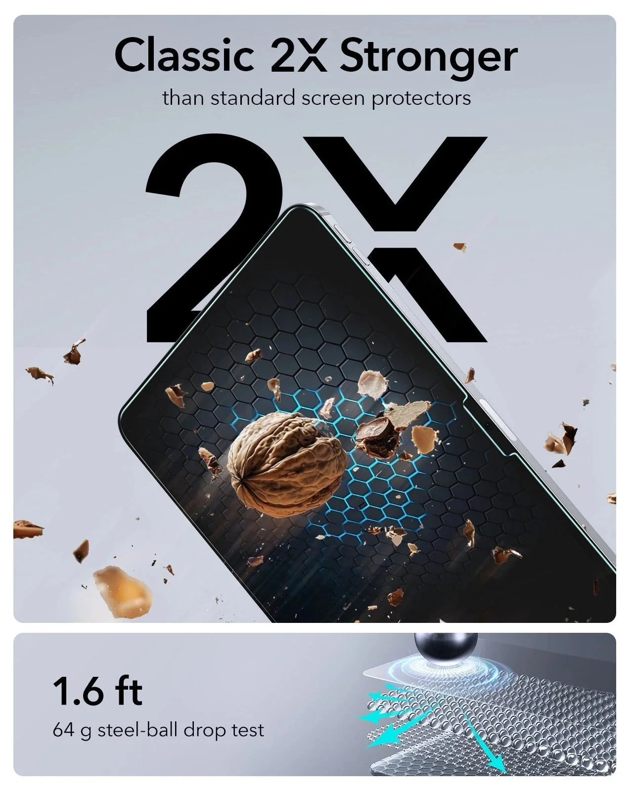 iPad Pro 11" (2024) UltraFit Classic Screen Protector – 2 Pack - Image 6